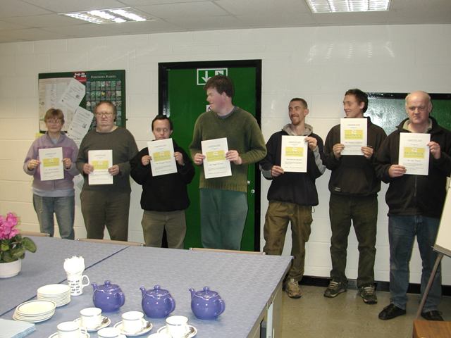 staff and volunteers winning awards
